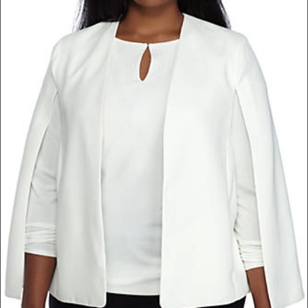 Kaari Blue Cape Blazer